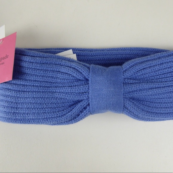 Kate Spade Beanie & Bow Knit Turban Headband Set